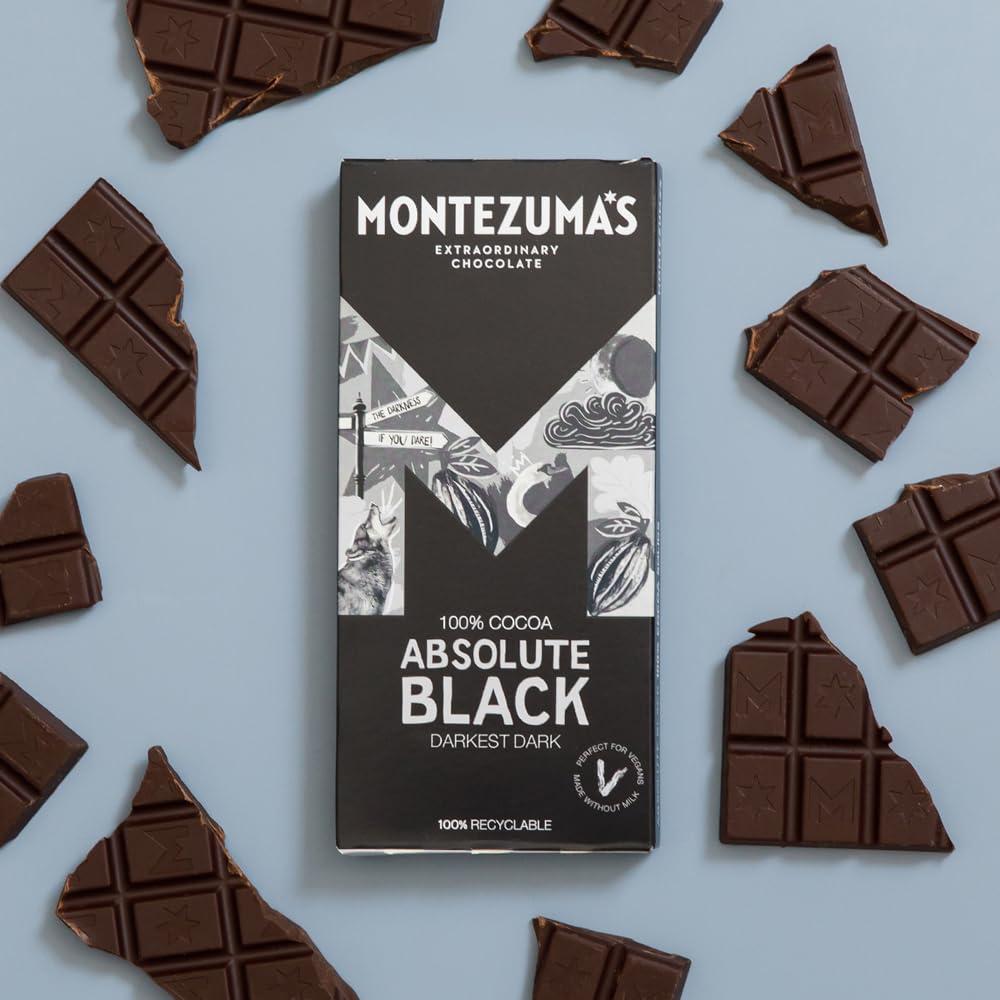 Amazon.com: Montezuma'S Dark Chocolate Absolute Black 100% Cocoa
